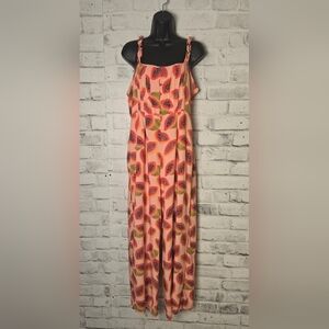 Icone Papaya Print Jumpsuit